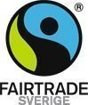 Fairtrade kaffebönor Fairtrade sverige logotyp