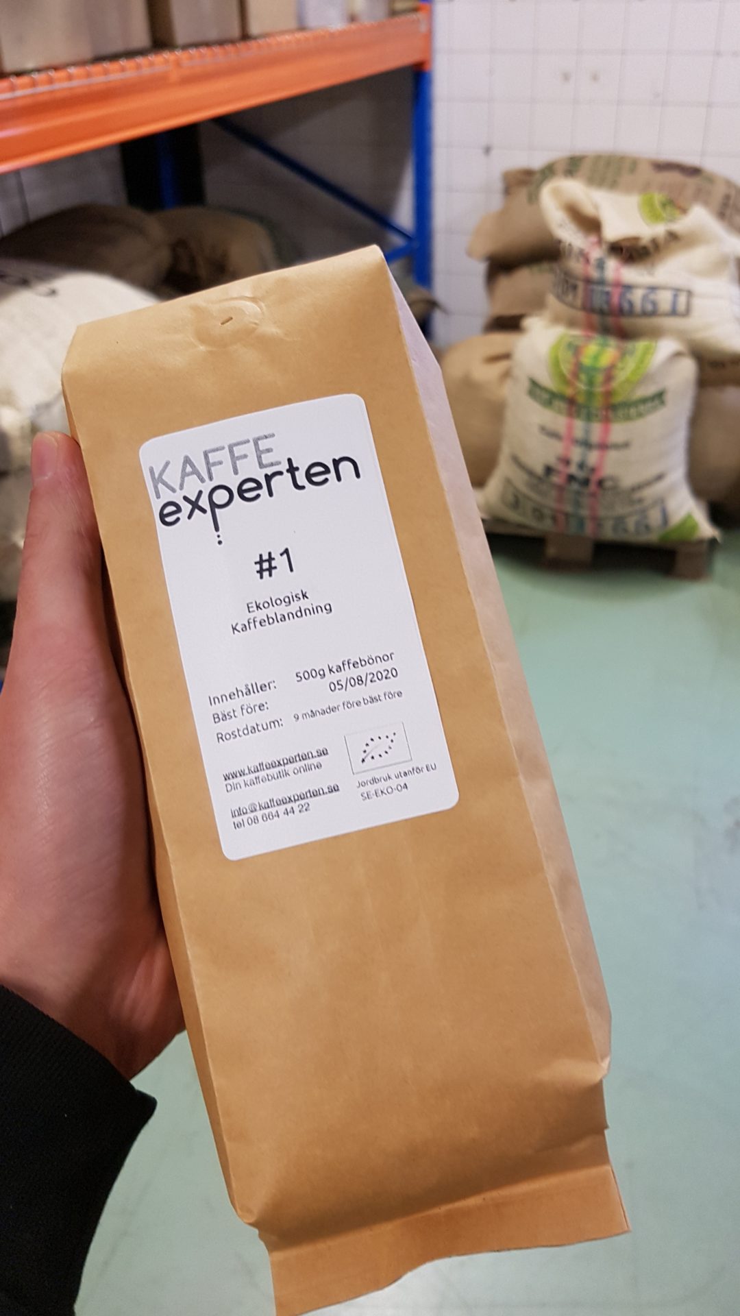 Kaffeexpertens Ekologiska Blandning #1 från kaffeexperten.se Kaffeexpertens Ekologiska Blandning #1 från kaffeexperten.se