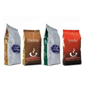 italienska kaffebönor prova på låda
